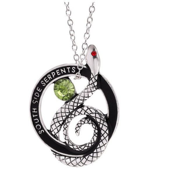 Riverdale South Side Serpents Necklace New Silver - Picture 1 of 2